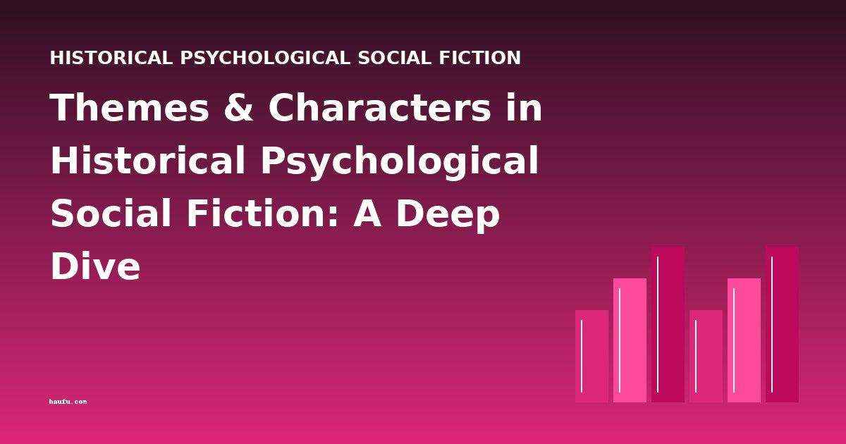 Themes & Characters in Historical Psychological Social Fiction: A Deep Dive