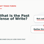 What Is the Past Tense of Write?