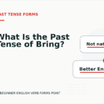 What Is the Past Tense of Bring?