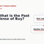 What Is the Past Tense of Buy?