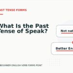 What Is the Past Tense of Speak?
