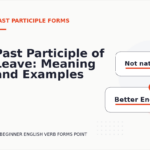 Past Participle of Leave: Meaning and Examples