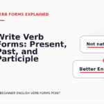 Write Verb Forms: Present, Past, and Participle