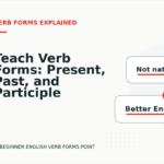 Teach Verb Forms: Present, Past, and Participle
