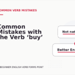 Common Mistakes with the Verb ‘buy’