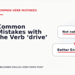 Common Mistakes with the Verb ‘drive’